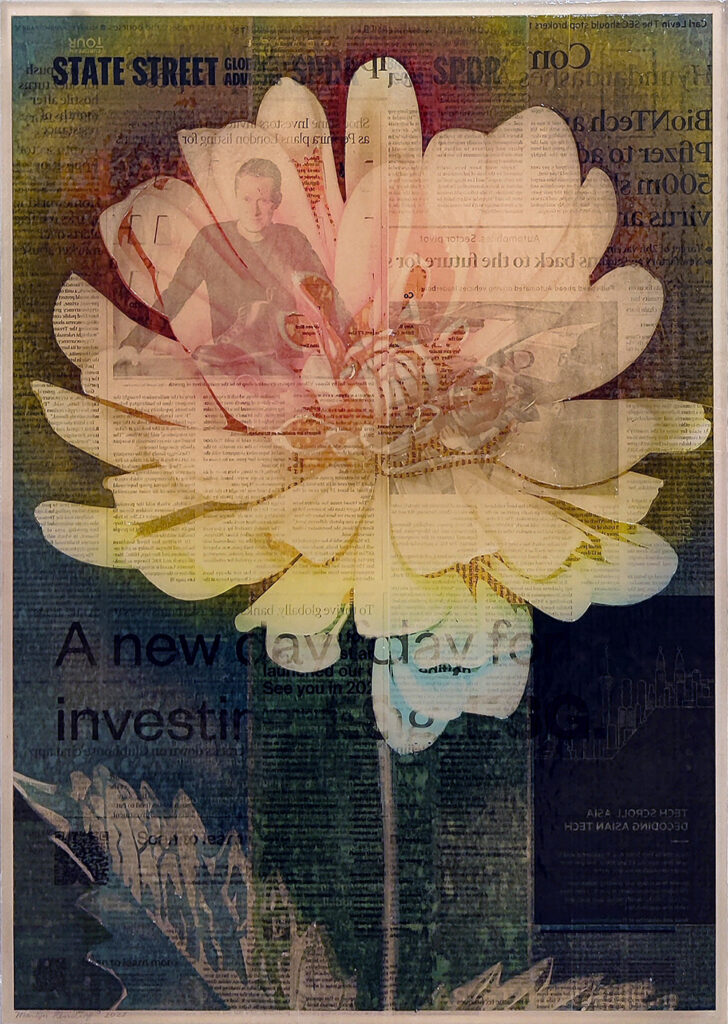 Chrysanthemum - Collage by Martijn Hesseling