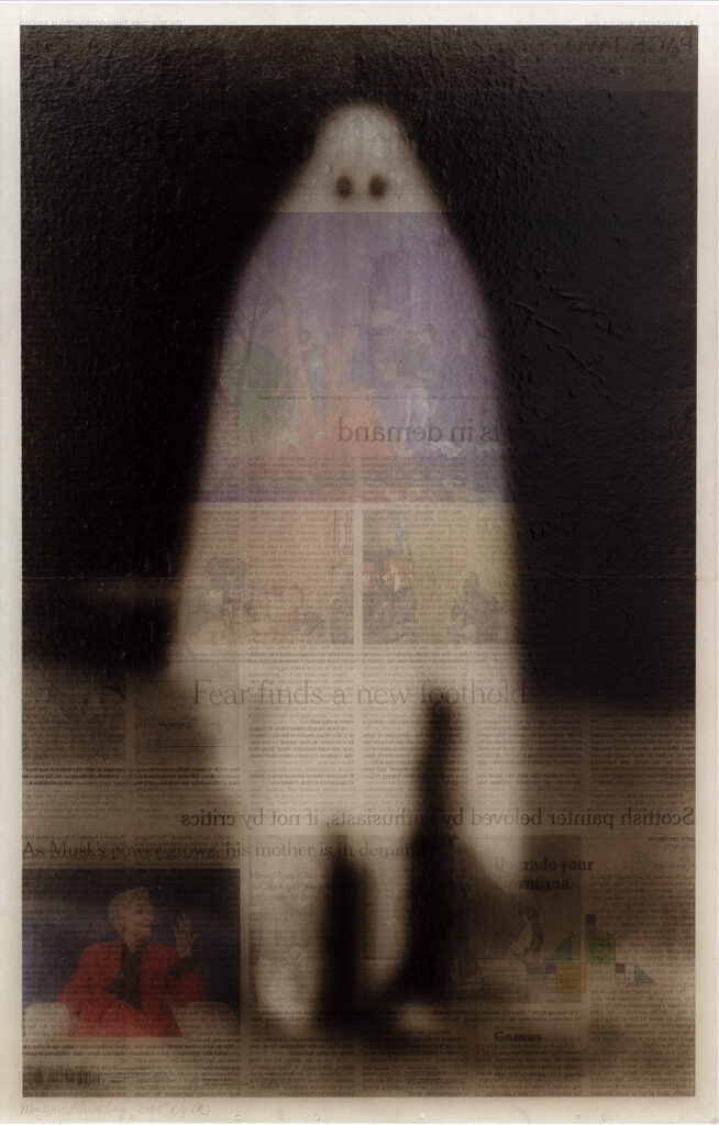 Ghost 1/6 (R) - Collage by Martijn Hesseling