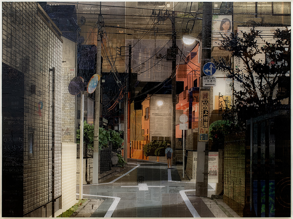 Komagome, Tokyo - Collage by Martijn Hesseling