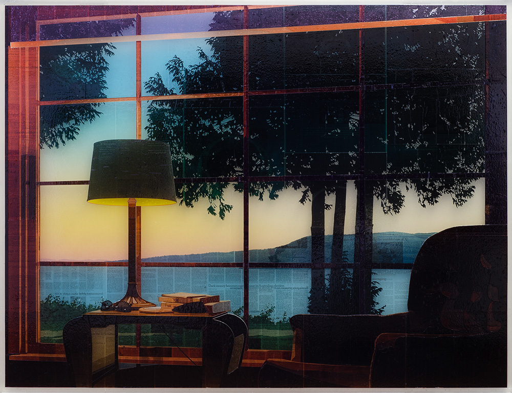 Lakeside Cabin - Collage by Martijn Hesseling