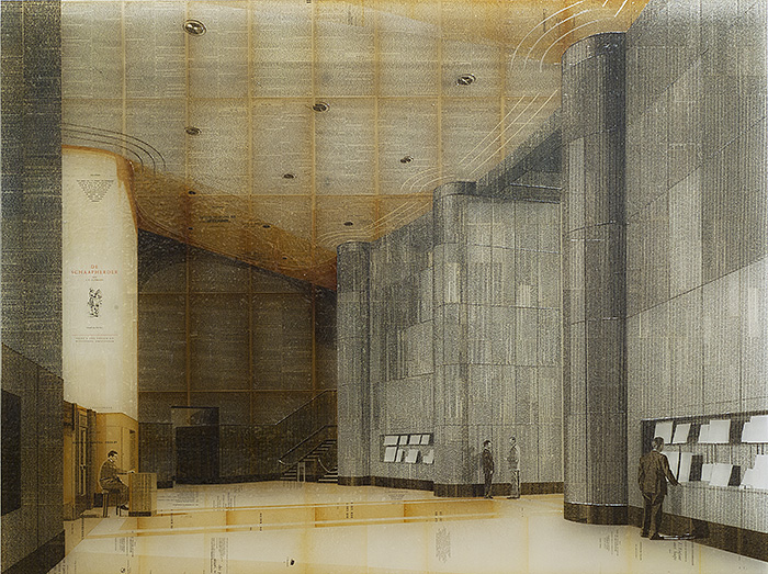 Library III - Collage by Martijn Hesseling