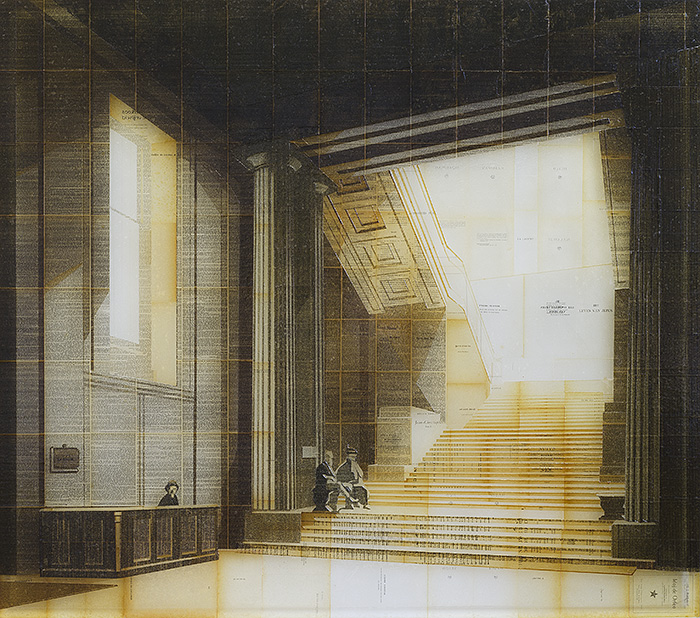 Museum I - Collage by Martijn Hesseling