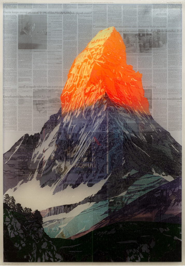 Summit Sunrise - Collage by Martijn Hesseling