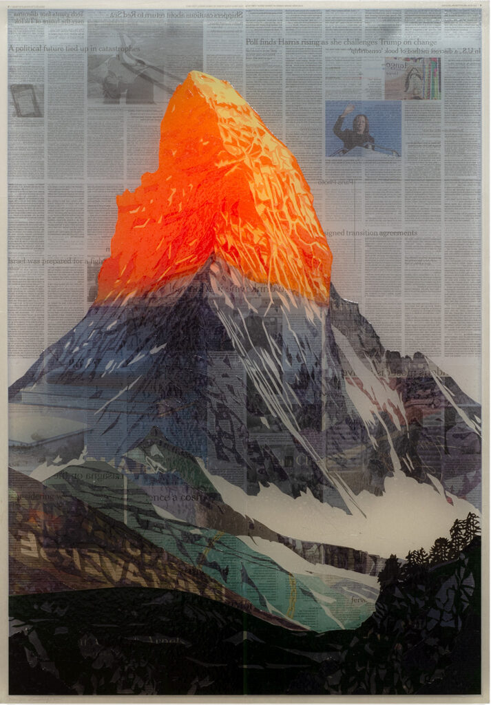 Summit Sunset - Collage by Martijn Hesseling