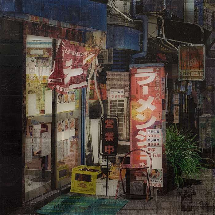 Taito 14-9-2012 Tokyo - Collage by Martijn Hesseling